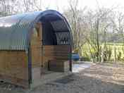 The Ark has facilities for two, with private decking area