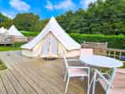 Bell tent deck (added by manager 05 Aug 2022)