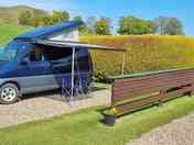 Campervan or small motorhome pitch