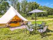 Bell tent with dining area (added by manager 12 Jul 2023)