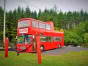 Outside of the bus