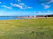 Overlooking the bay used for paddleboarding, wild swimming and boating