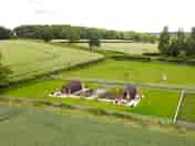 Glamping pods surrounded by friendly animals and green countryside (added by manager 18 Jul 2023)