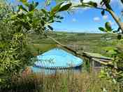 View from the yurt