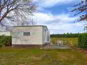 Static caravan exterior