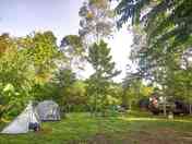 Grass camping area