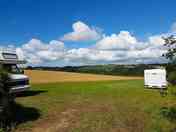 Spacious touring pitches