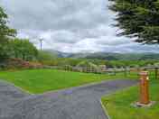 Small hardstanding pitch