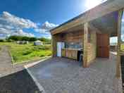 Washing up facilities, toilet/shower block, glamping pods Primrose Yurt and CoCo Pod.