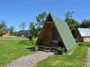 Outside a microlodge