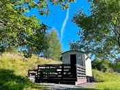 The exterior of the Shepherd's Hut (added by manager 25 May 2023)