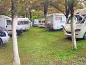 Stop for campers, caravans and cars
