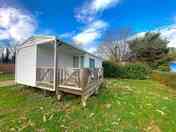 Static caravan exterior
