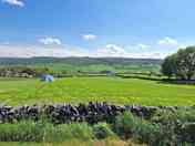 Photo of the campsite from the road