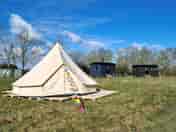 Bell tent exterior (added by manager 30 Mar 2023)