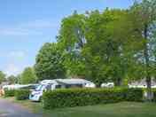 Large spacious pitches for larger motorhomes
