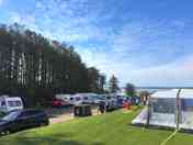Lovely sea view from my tent