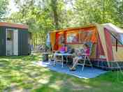 Pitch with private amenities
