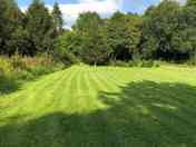 Neatly kept camping field