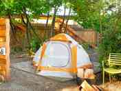 Sand tent site