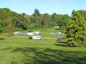 View across the pitches