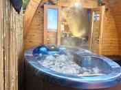 Steamy hot tub