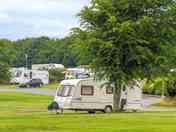 Electric grass touring caravan pitches