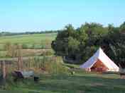 Bell Tent and view