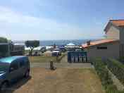 Pitches overlooking the sea