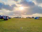 Sunrise over the site