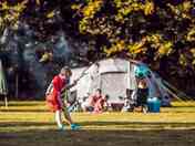 Spacious pitches