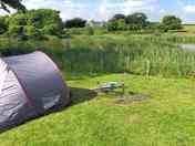 Lovely spot overlooking the lake