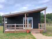 Nightingale Lodge with its private veranda, ideal spot to watch the sunset or star gaze