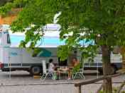 Spacious motorhome pitches