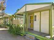 Static caravan exterior