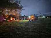 Pitches at night