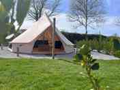 furnished bell tent
