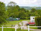 Mixed pitches – a bit of grass and a bit of gravel