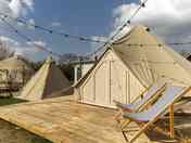 Bell tent exterior