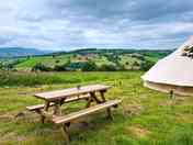 Fantastic views across the Black Mountains