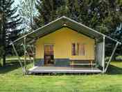 Safari tent exterior