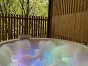 Jacuzzi en la terraza