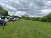 View from end pitch