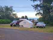 Tent set up