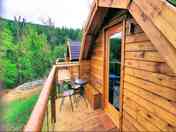 Front seating area on the decking
