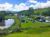 Great views from the pitches