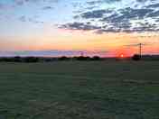 Sunset at Tunstead Caravan and Camping
