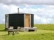 Yurt with seating area