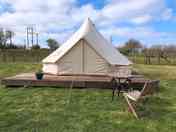 Bell tent exterior