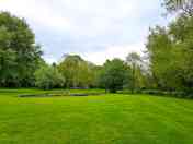 Grass pitch area
